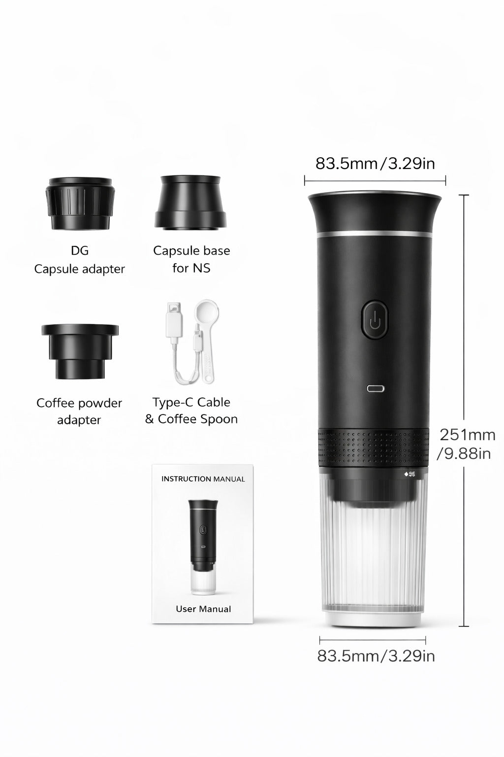 BUY 1 GET 2 GIFTS - PortaBrew™ Portable Espresso Machine