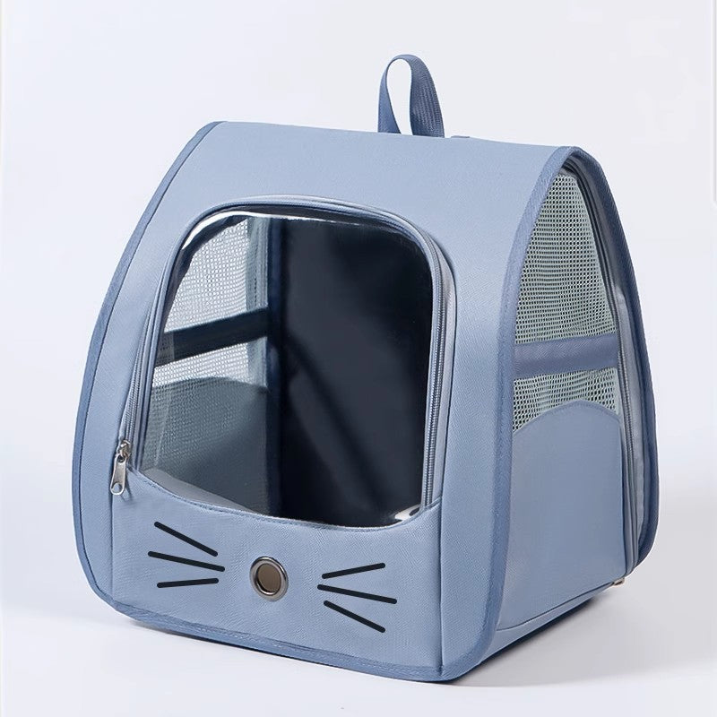 Portal View Pet Backpack – See-Through Bubble Carrier
