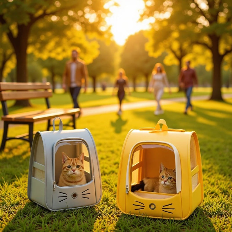 Portal View Pet Backpack – See-Through Bubble Carrier