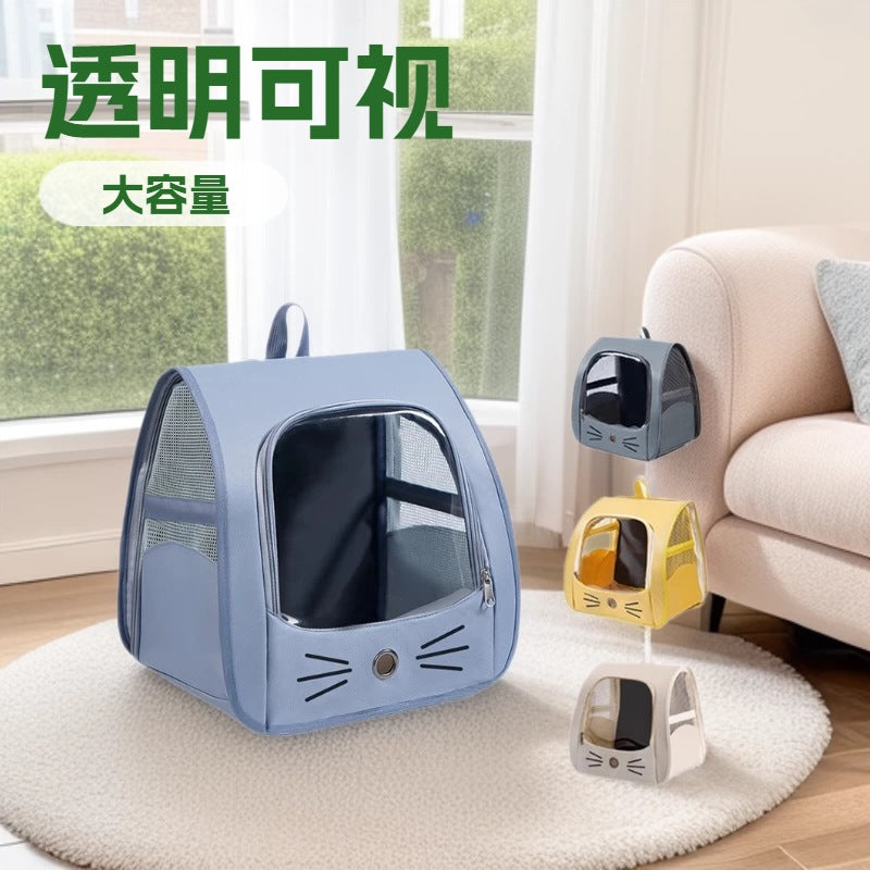 Portal View Pet Backpack – See-Through Bubble Carrier