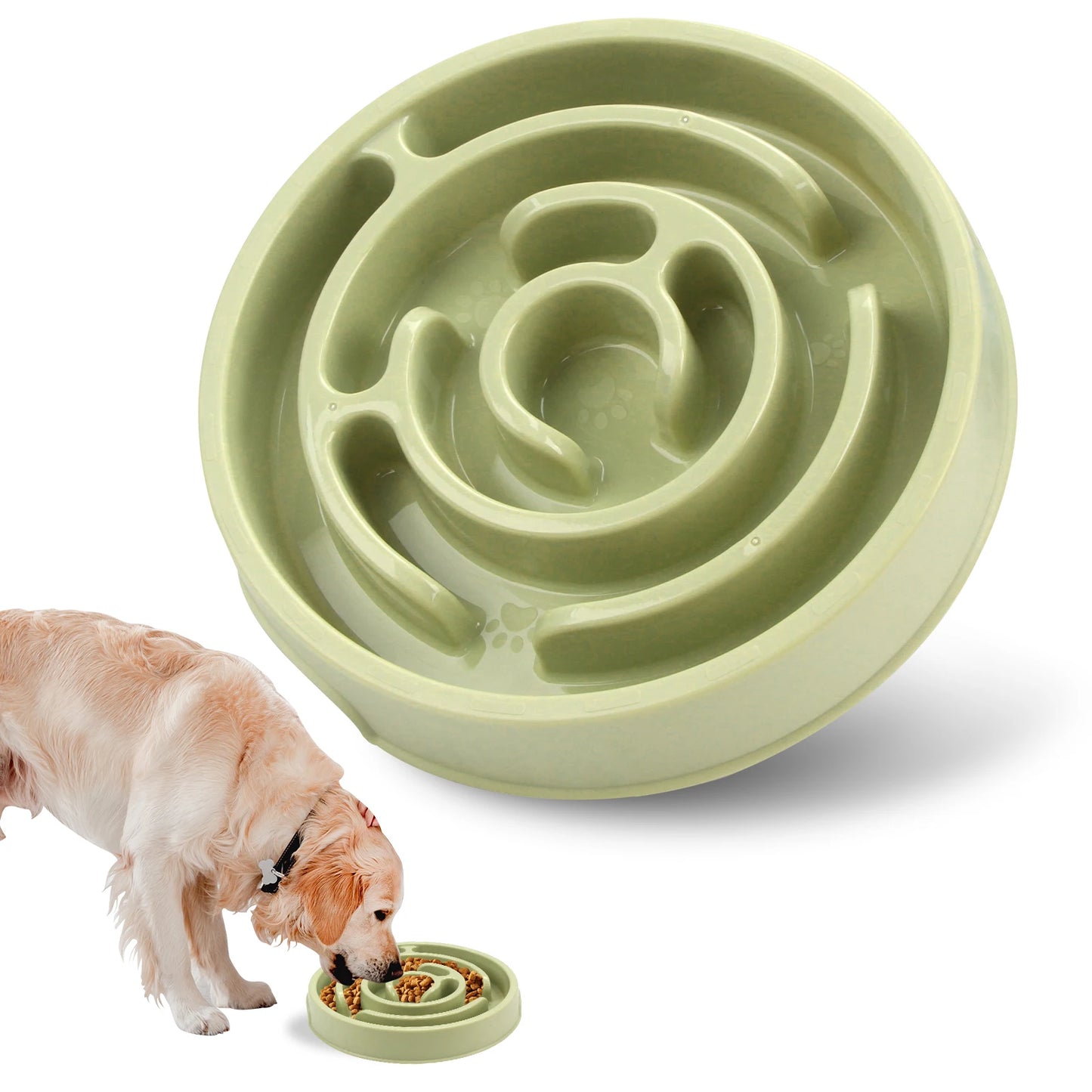Mindful Slow Feeder Bowl – Anti-Gulping Bowl for Fast Eaters